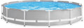 Above Ground Round Swimming Pool, 12 ft x 30 in, 1,718 Gallons, Blue
