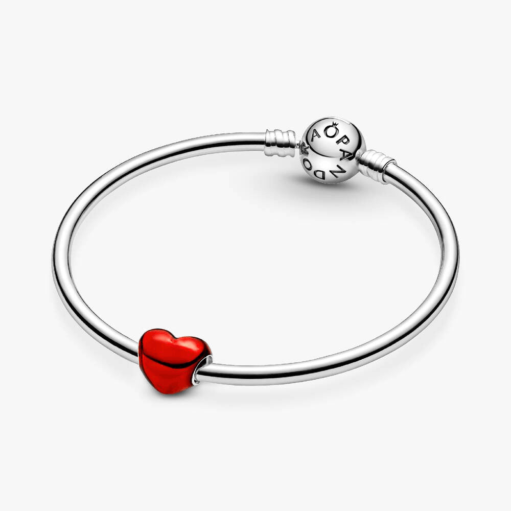 FINAL SALE - Metallic Red Heart Charm
