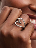 Organically Shaped Heart Ring