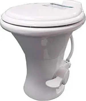 Dometic Standard-Height RV Toilet, White Porcelain Bowl, 18 Inch - 302310181