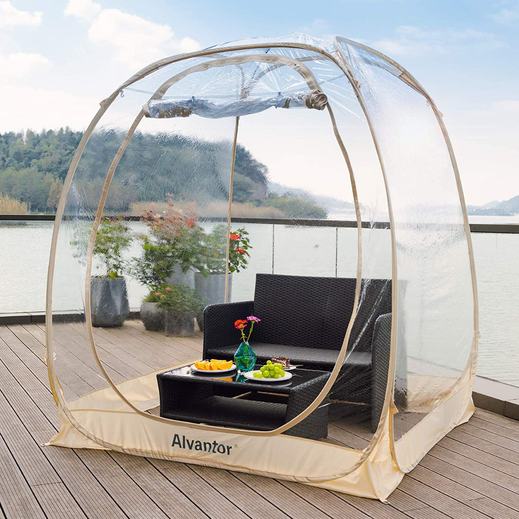 Alvantor Bubble Tent Pop Up Gazebo, 8-10 Person, 3.63.62.4H (m)