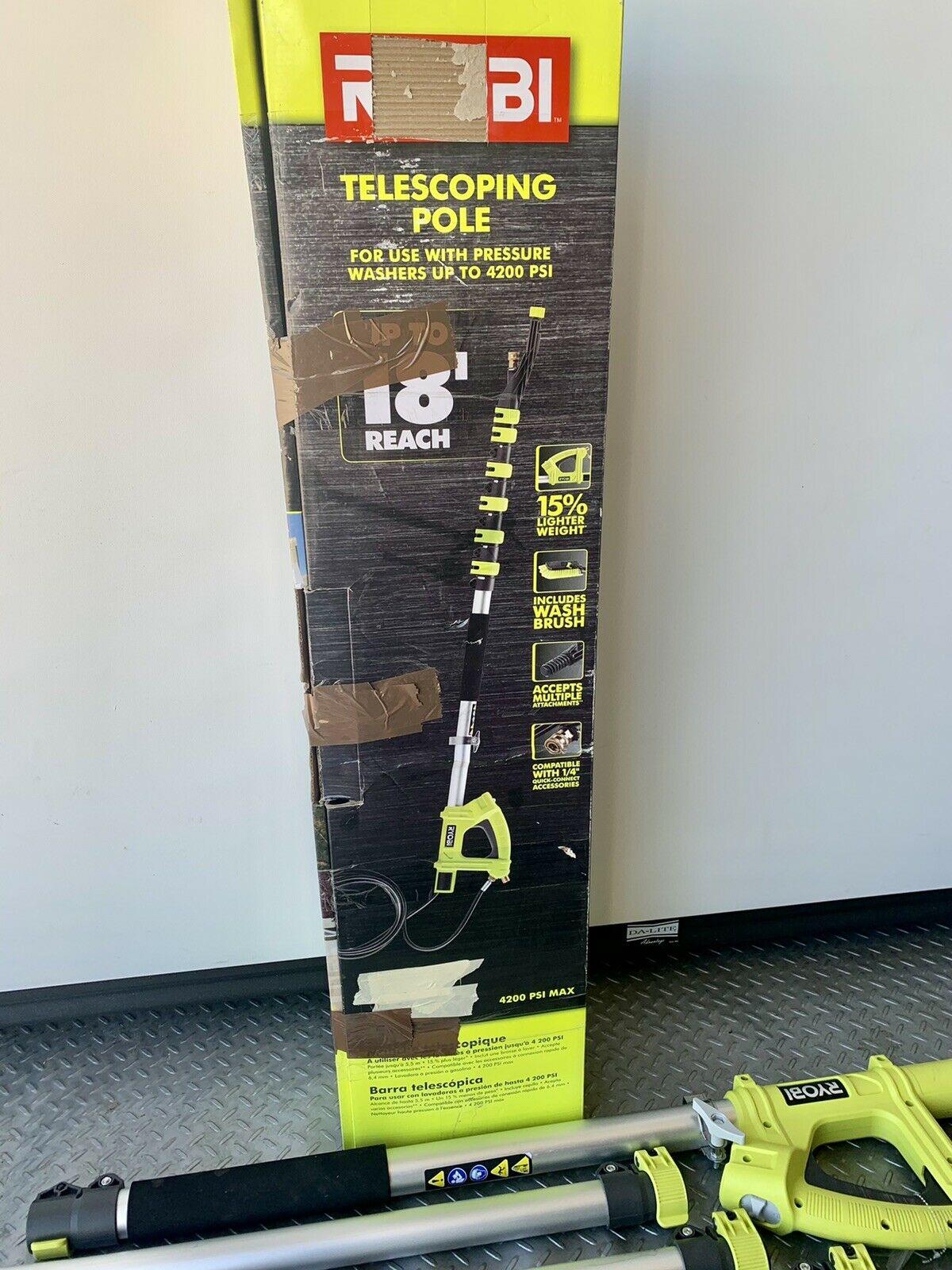 Ryobi 18 ft. Pressure Washer Extension Pole Up To 4200 PSI - RY31EP26