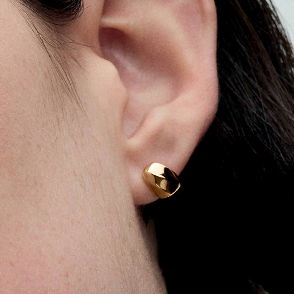 Organically Shaped Stud Earrings