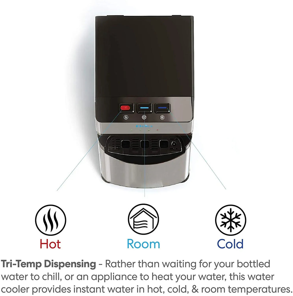 Brio Self-Cleaning Bottom-Loading Water Cooler Dispenser - 3 Temperature Settings