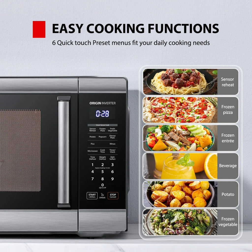 Toshiba Microwave Oven 2.2 Cu. Ft. 24.4 in Stainless Steel - WSI-EM22AST
