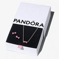 Sparkling Pink Bow Jewelry Gift Set