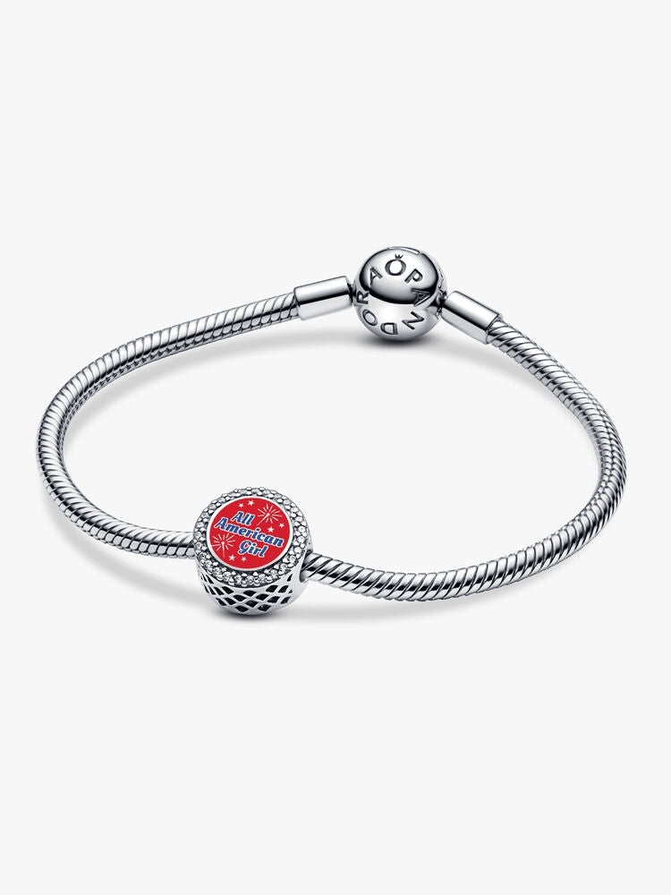 Engravable All American Girl Charm