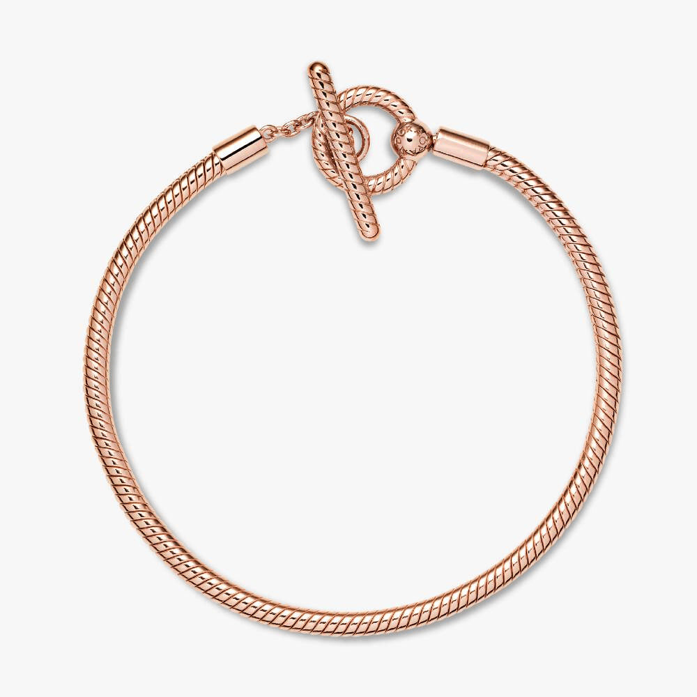 FINAL SALE - Pandora Moments T-Bar Snake Chain Bracelet