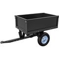 AUTOSAVER88 Steel Dump Cart, 500Lb, Black
