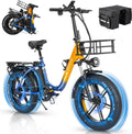 Electric Bike For Adults 750W 48V 15Ah Removable Battery 20x4 Fat Tire Folding - MN-20