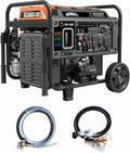 GENMAX Tri-Fuel Open Frame Inverter Generator, 10500 Peak Watt, 50A, ATS - GM10500XiT