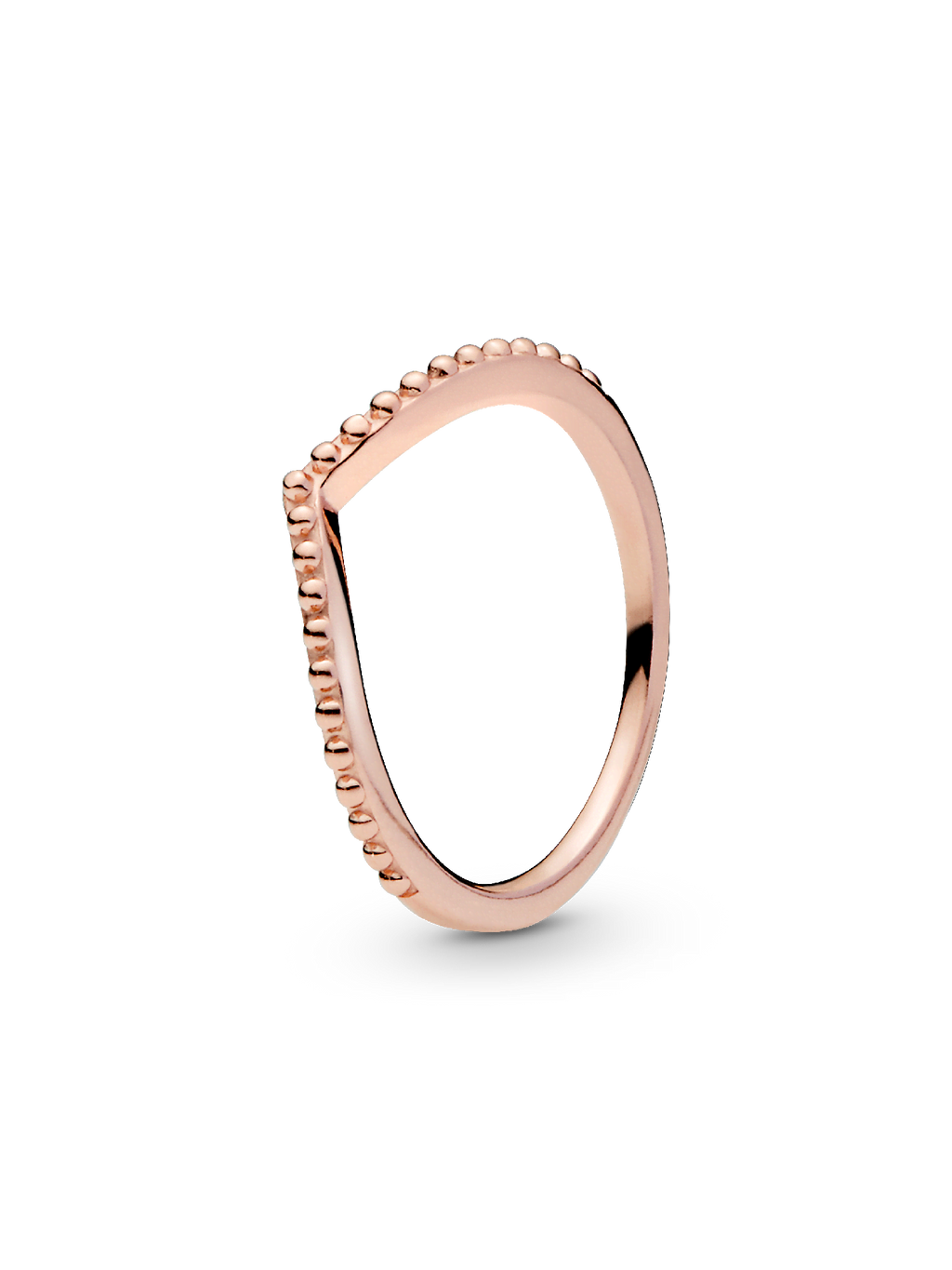 FINAL SALE - Beaded Wishbone Ring