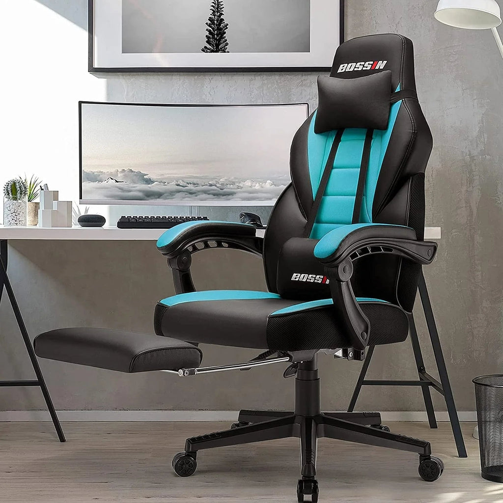 Racing Style Gaming Chair, 300 lbs Big And Tall High Back Computer Chair