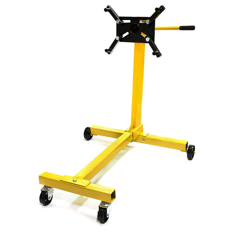 XtremepowerUS Rotating Engine Stand, 1000 lb, Yellow