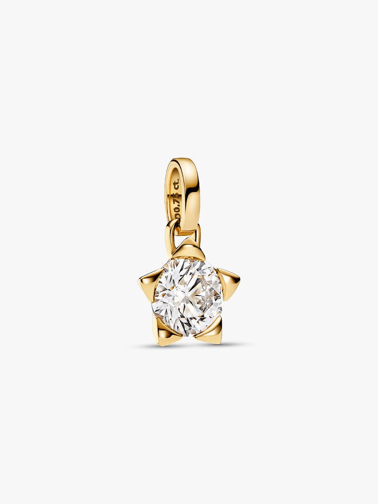 Pandora Talisman 14k Gold Lab-grown Diamond Star Pendant