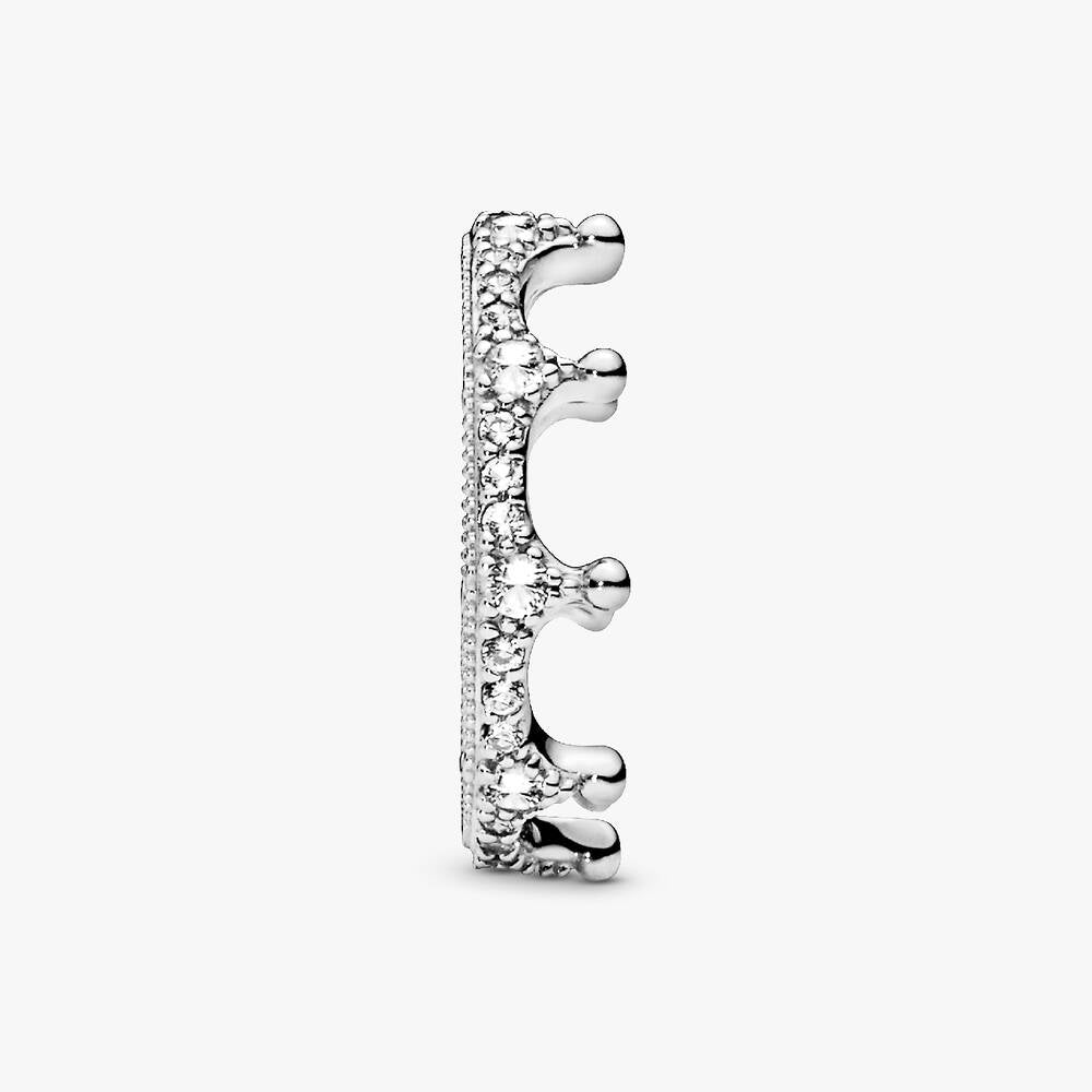 FINAL SALE - Clear Sparkling Crown Ring