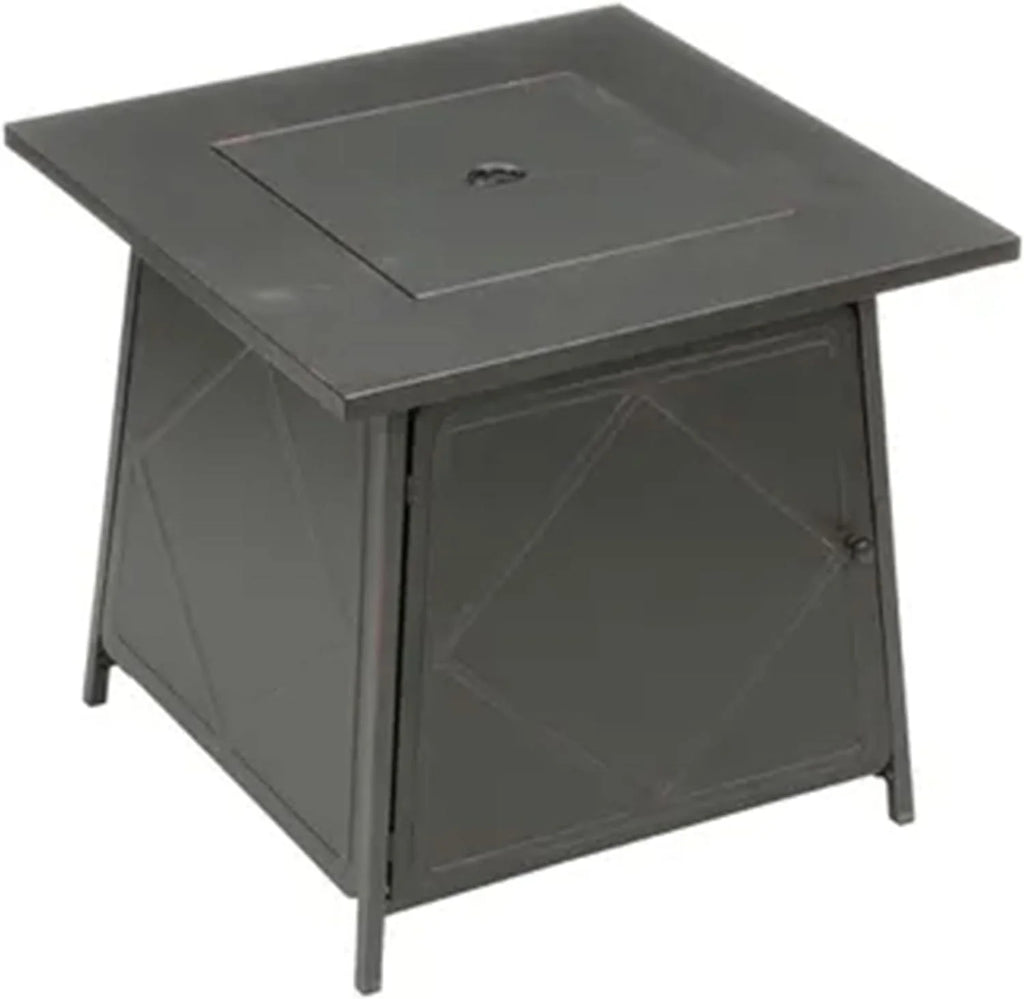 Four Seasons Courtyard 28-Inch Square 50,000 BTU Gas Fire Pit Table - SRGF11634