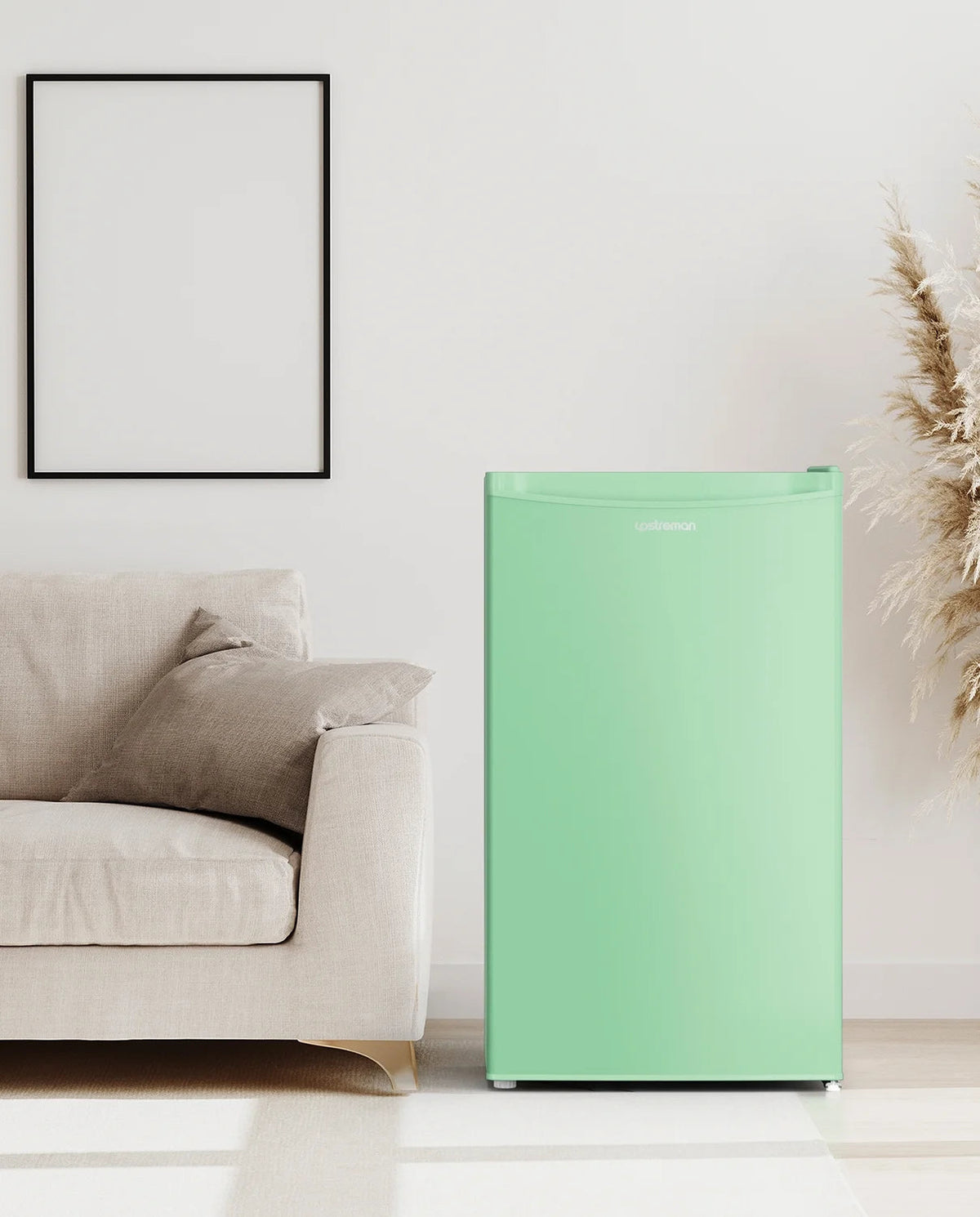 Upstreman 3.2 Cu.Ft. Single Door Mini Refrigerator With Freezer - BR321