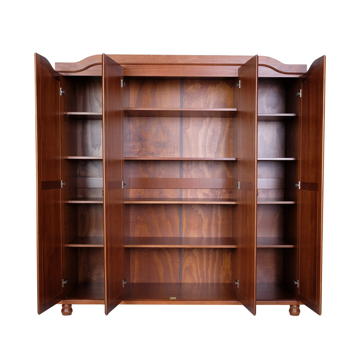 Solid Wood Wardrobe Shelves, Set Of 4, 16.75in W x 18.25in D x 0.75in H - Kyle Collection
