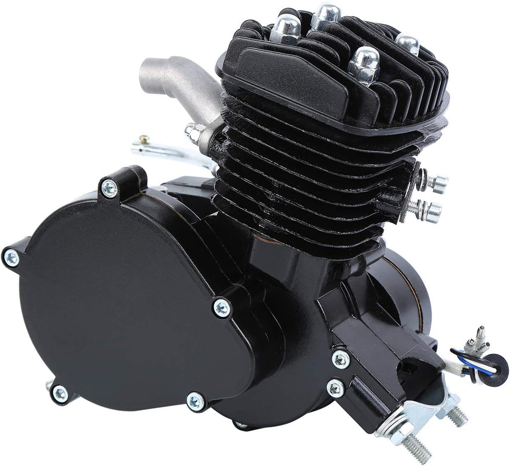 Sange 50cc 2-Stroke Petrol Motor Conversion Kit for 26 inch and 28 inch Bikes - Black, Air-Cooled