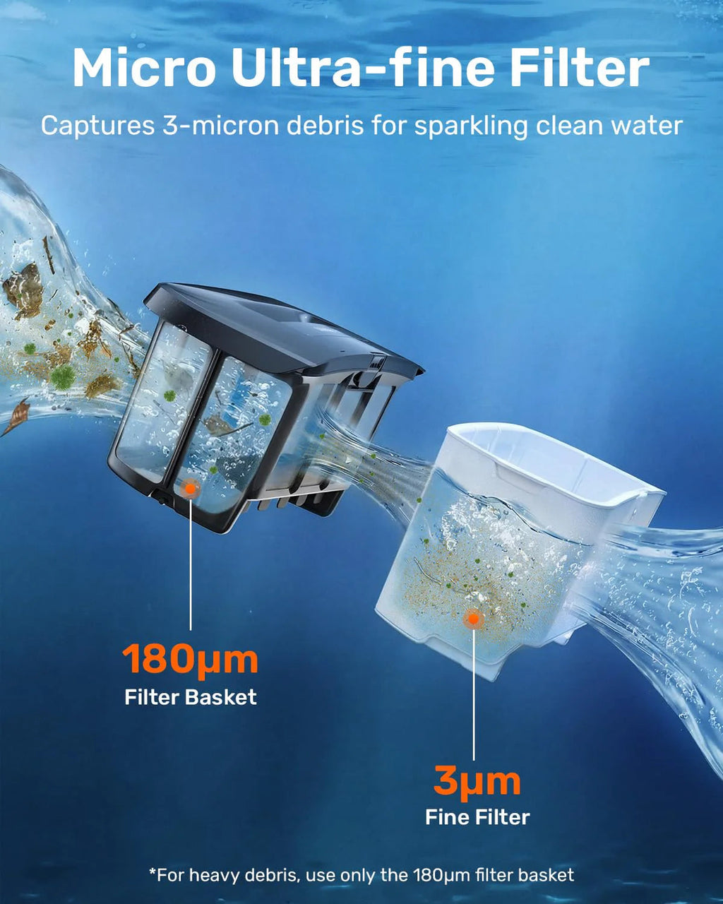 Cordless Robotic Pool Vacuum Cleaner With Smart Navigation And Wall And Waterline Cleaning