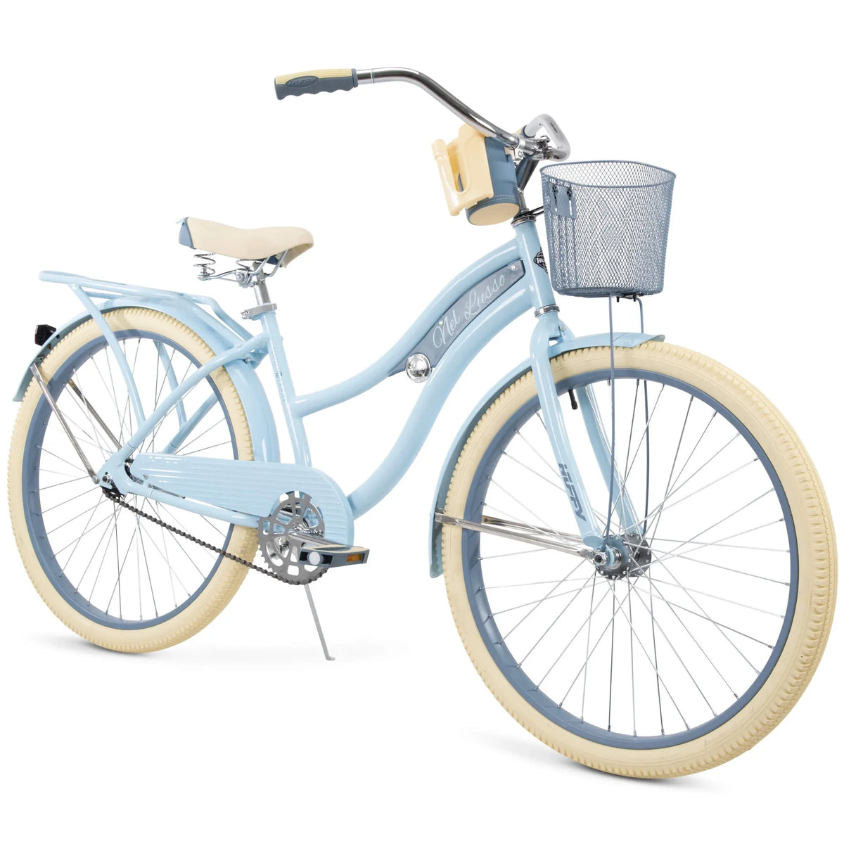 2025 Nel Lusso Classic Cruiser Bike, Women's, Light Blue, 26in