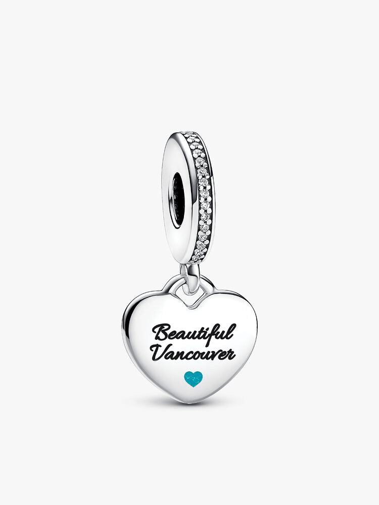 FINAL SALE - Vancouver Whale Heart Dangle Charm