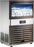 YUTGMasst Commercial Ice Maker 110LBS/24H Stainless Steel - Air Cooling