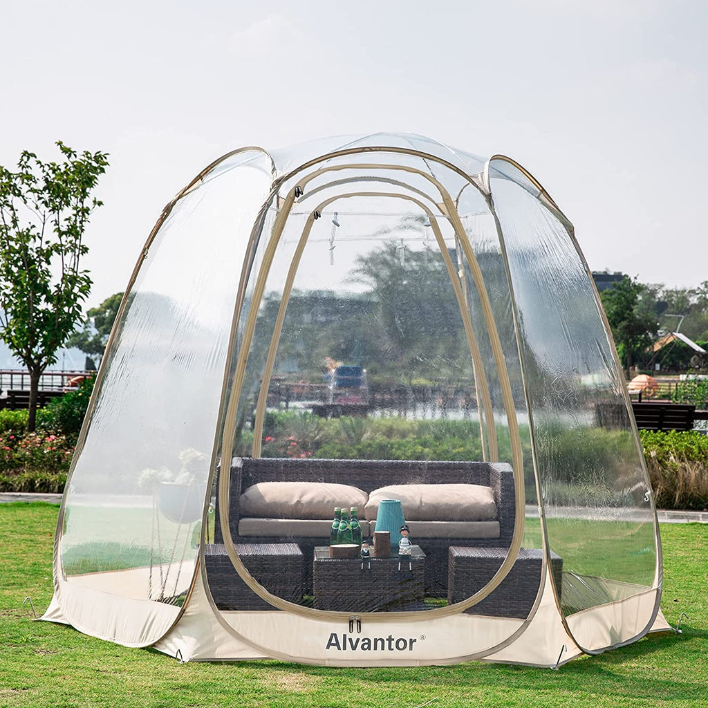 Alvantor Bubble Tent Pop Up Gazebo, 8-10 Person, 3.63.62.4H (m)