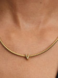 Letter V Alphabet Charm