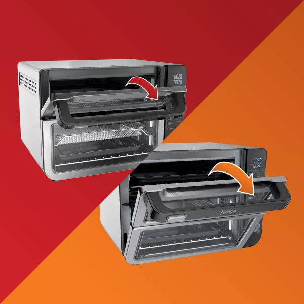 Ninja 12-in-1 Double Oven With FlexDoor, Rapid Top Oven, Convection And Air Fry Bottom Oven - DCT401