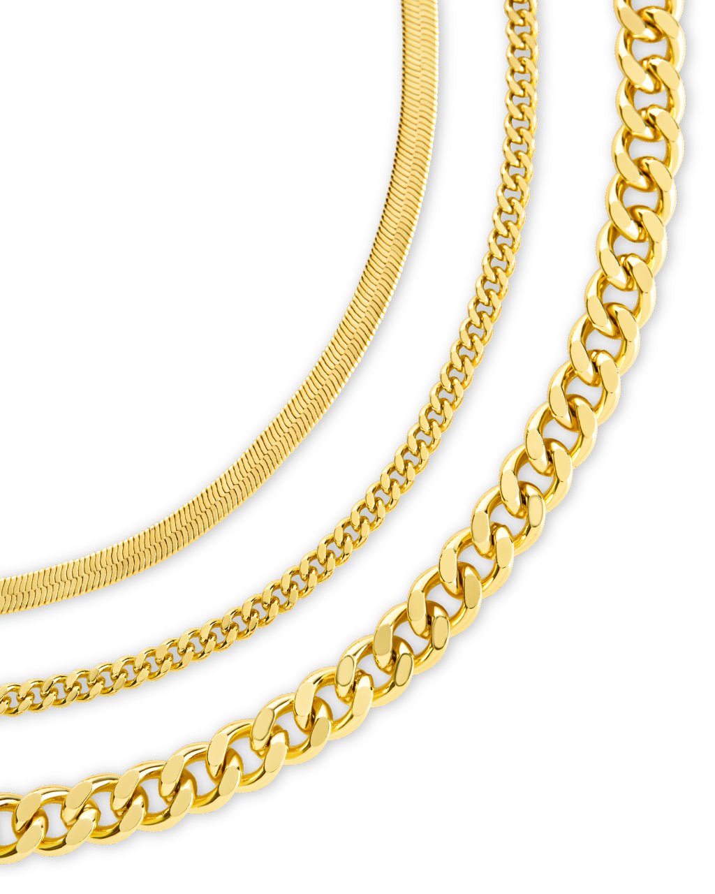Adalina Three Chain Anklet Set - view 4