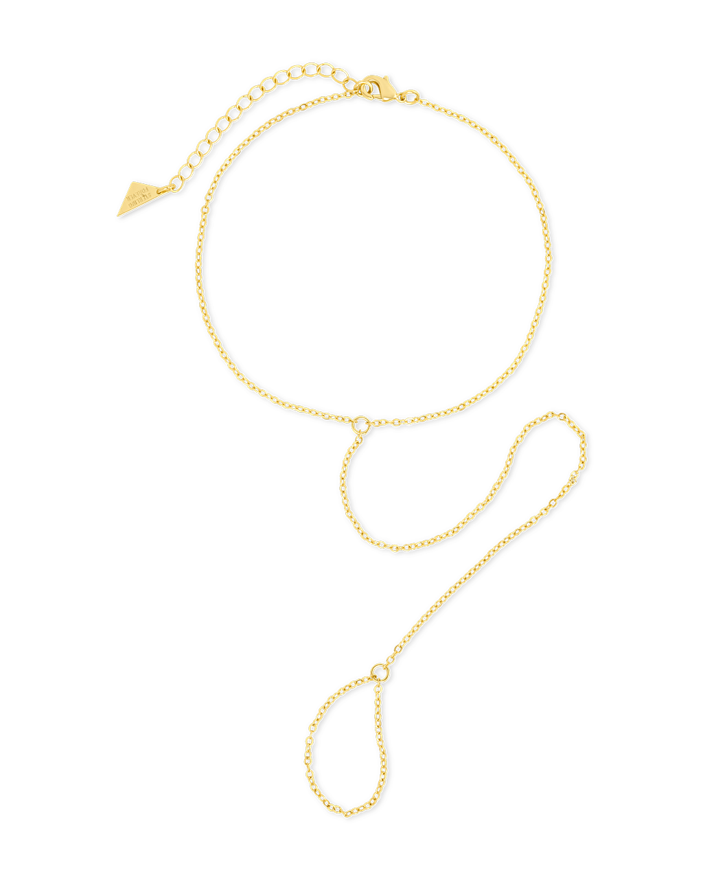 Saskia Chain Toe Anklet in Gold