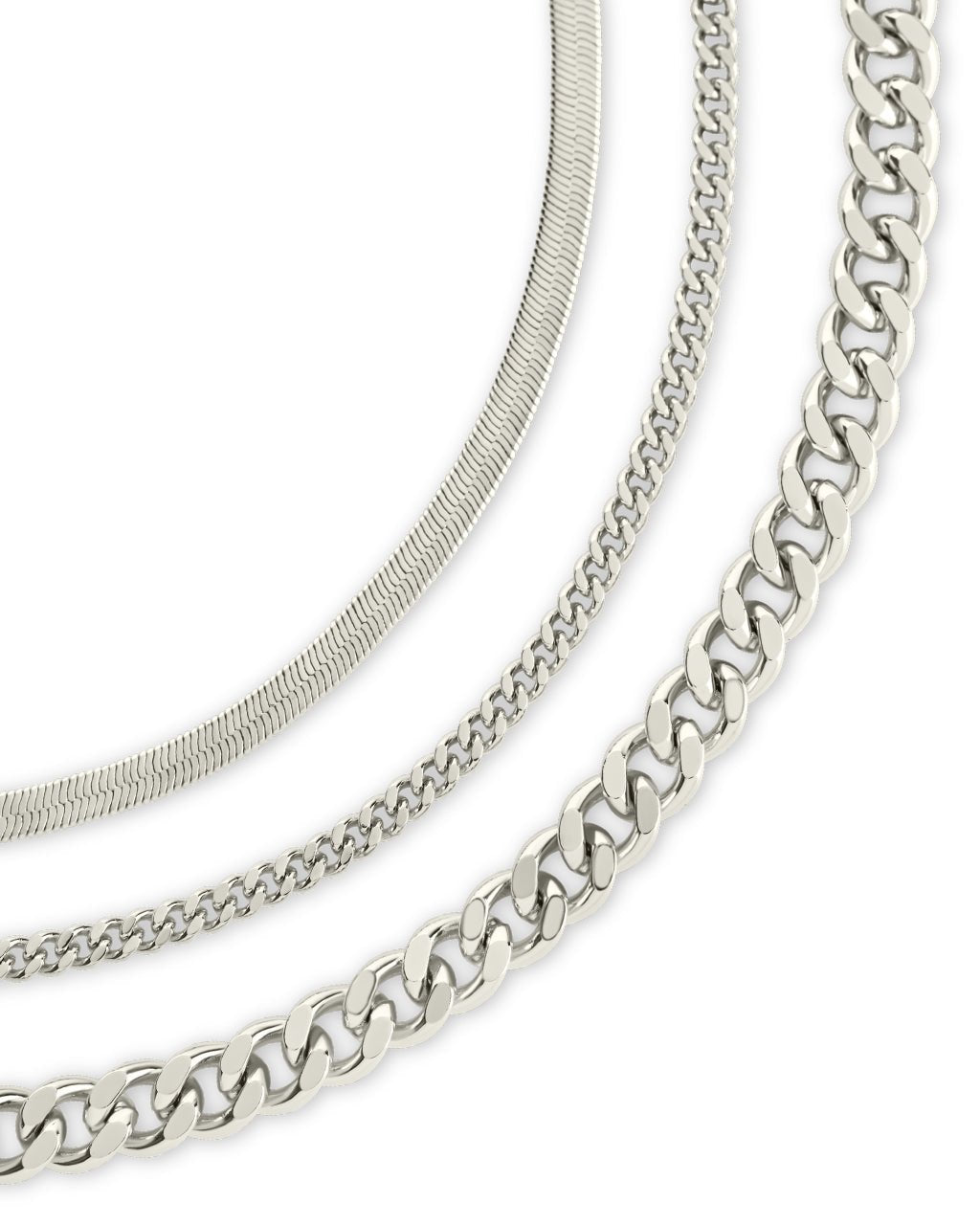 Adalina Three Chain Anklet Set - view 8