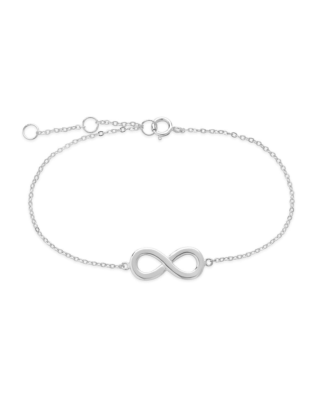 Delicate Infinity Bracelet in Silver