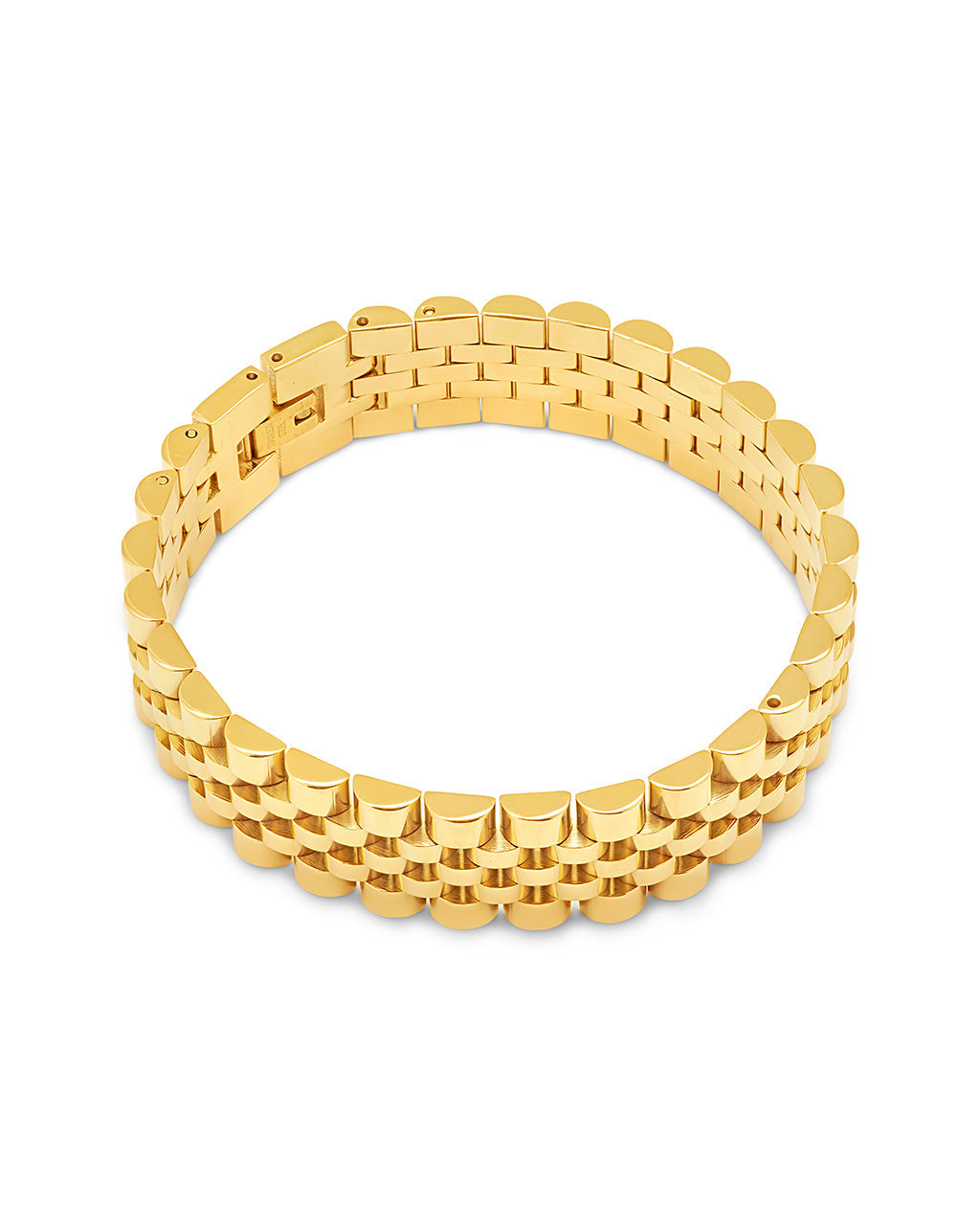 Chunky Watch Band Chain Bracelet - view 10