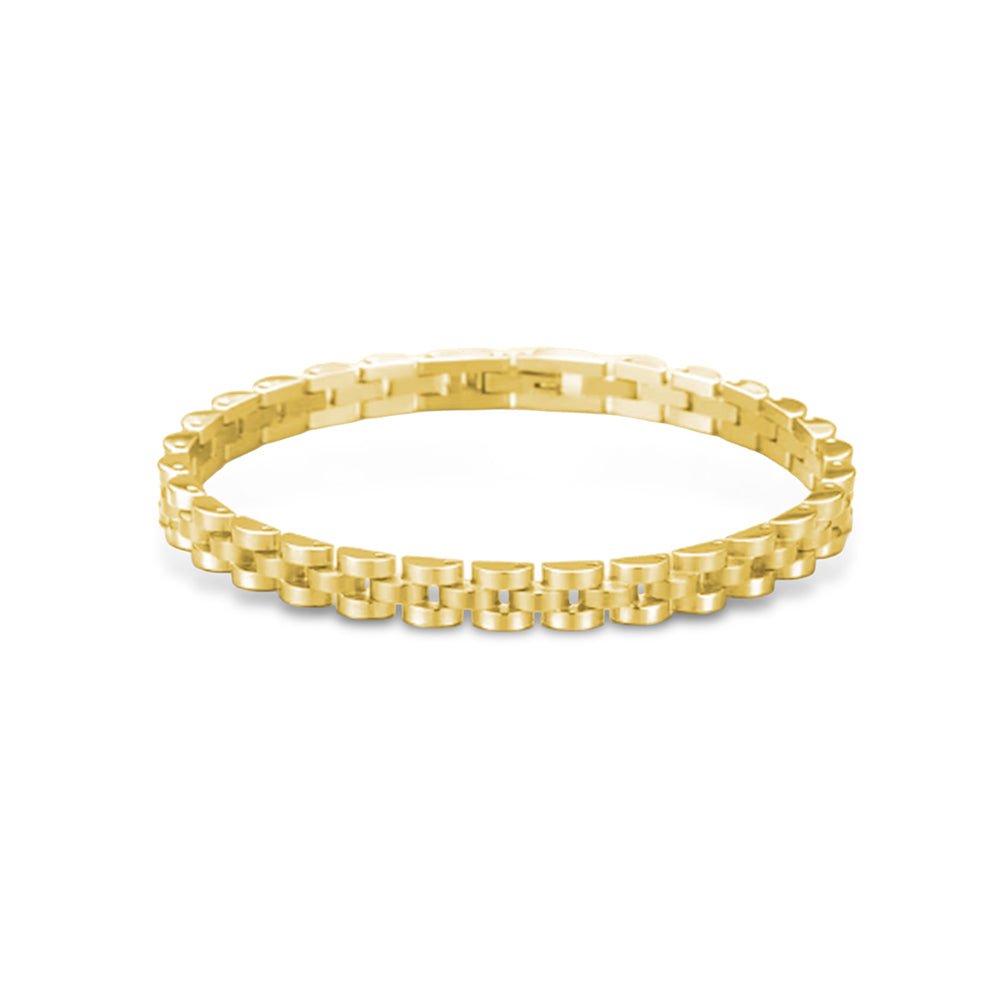 Dainty Thin Watch Chain Bracelet in Gold