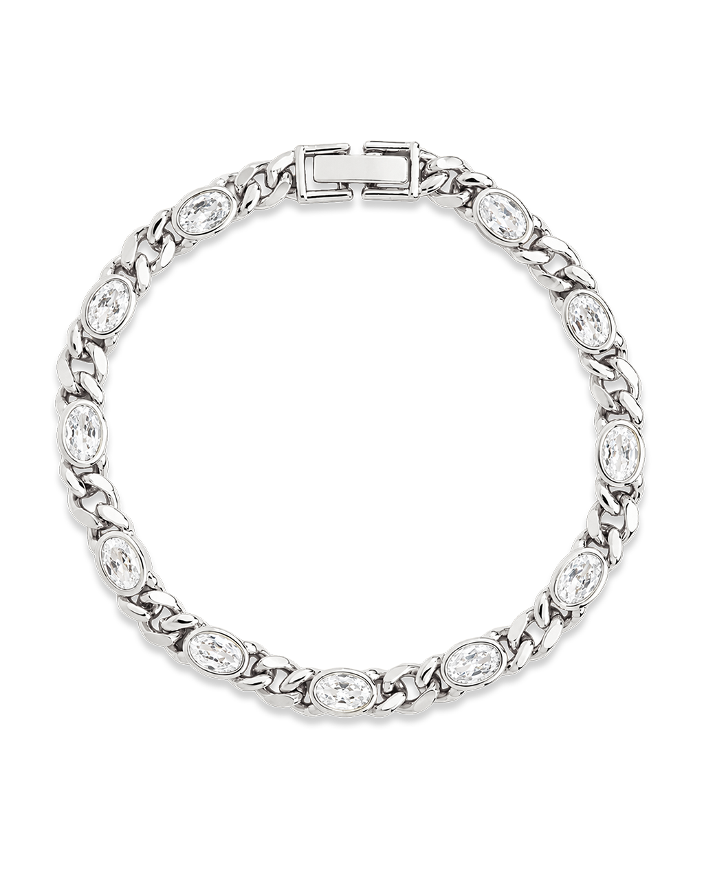 Cassie CZ Bezel Tennis Bracelet - view 5