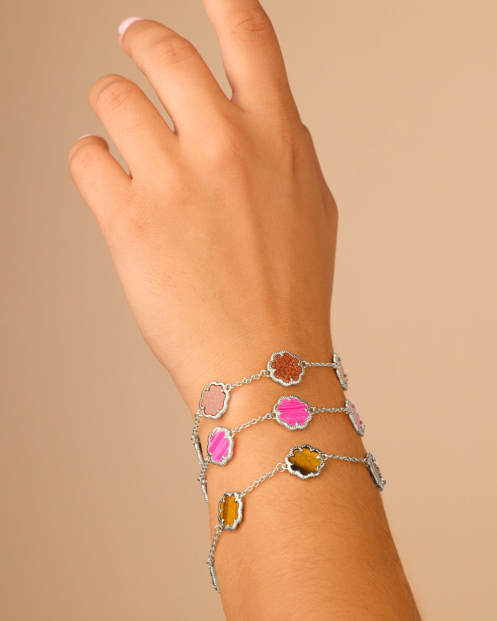 Rose Petal Station Bracelet - view 6