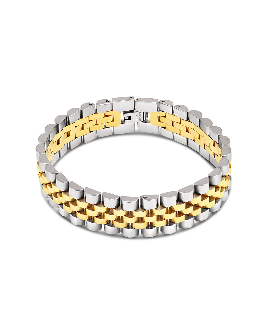 Chunky Watch Band Chain Bracelet - view 6