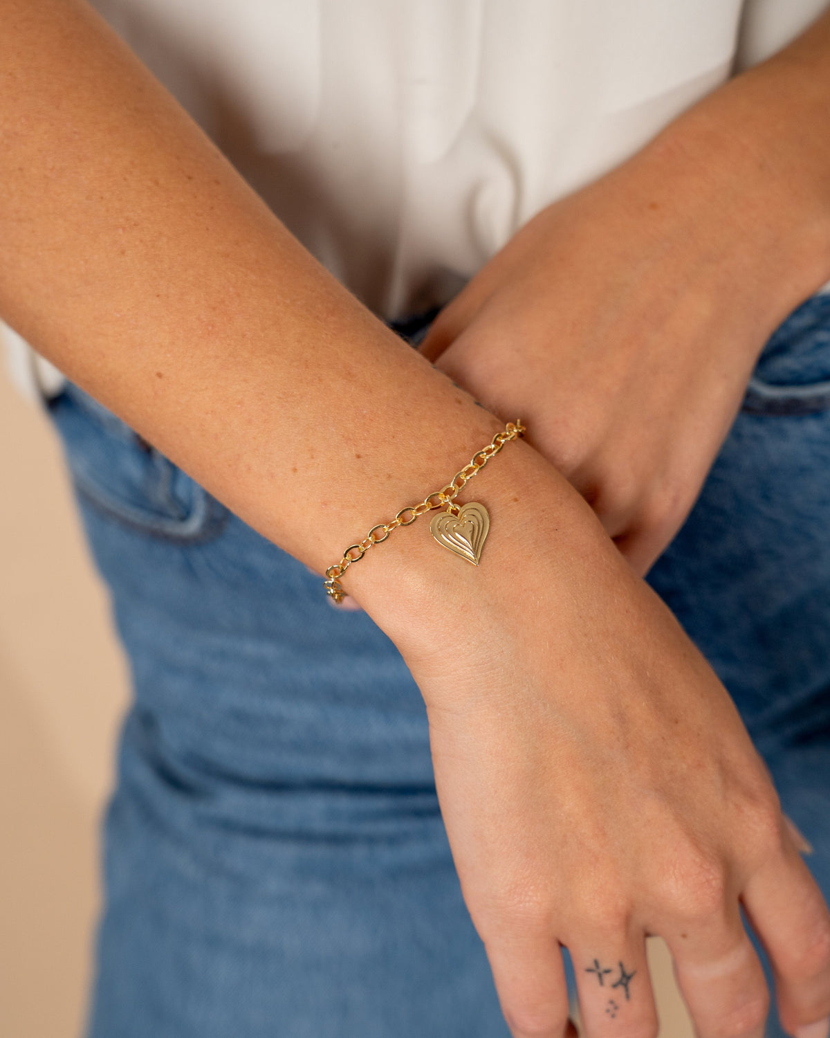 Beating Heart Charm Bracelet - view 2