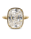 Elongated Cushion Cocktail Ring in Gold