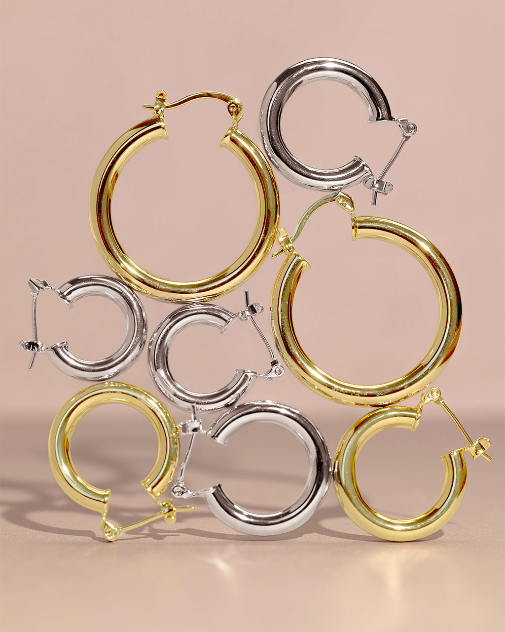 Chunky Tube Hoops - view 4