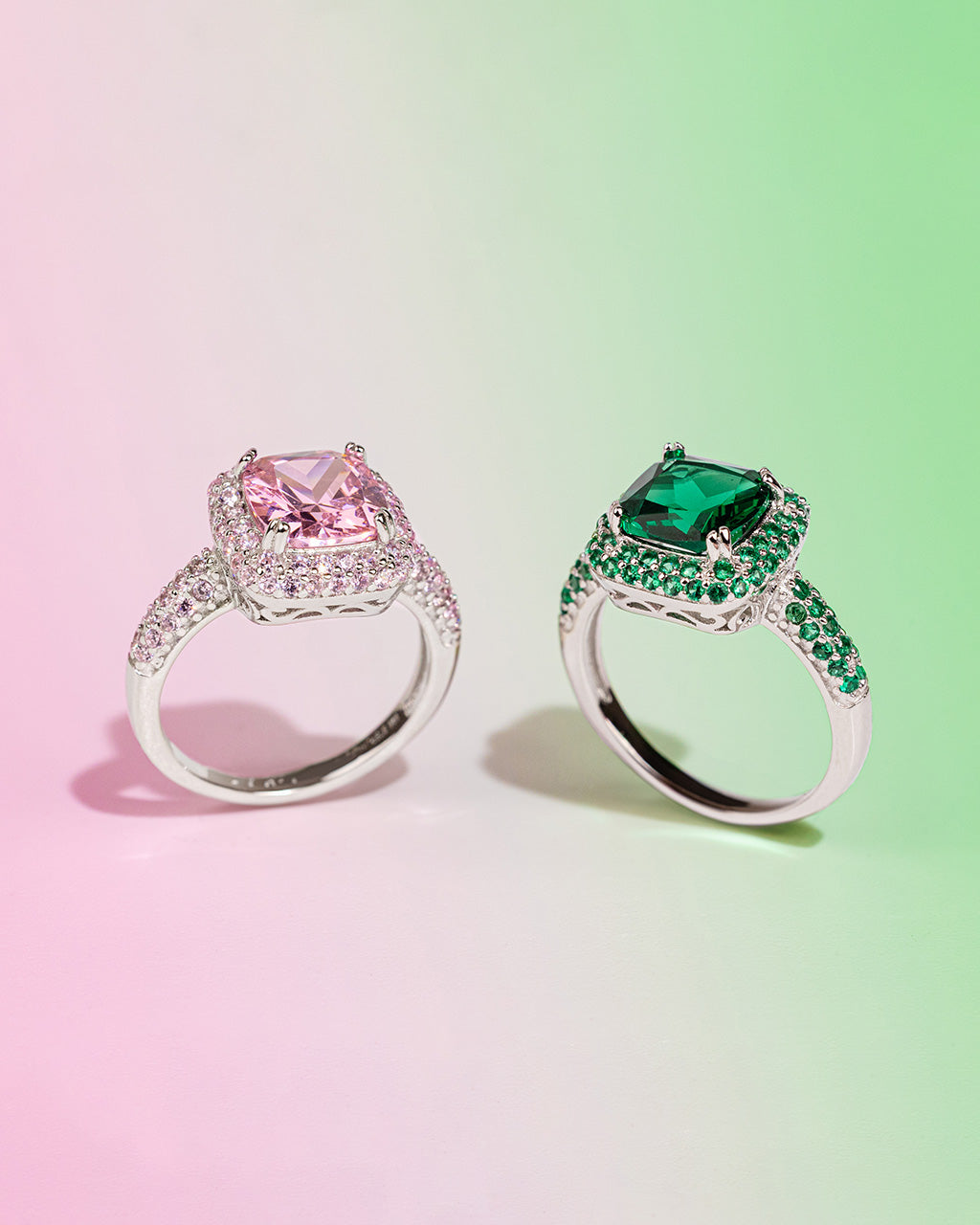 Pink CZ Legacy Ring - view 3