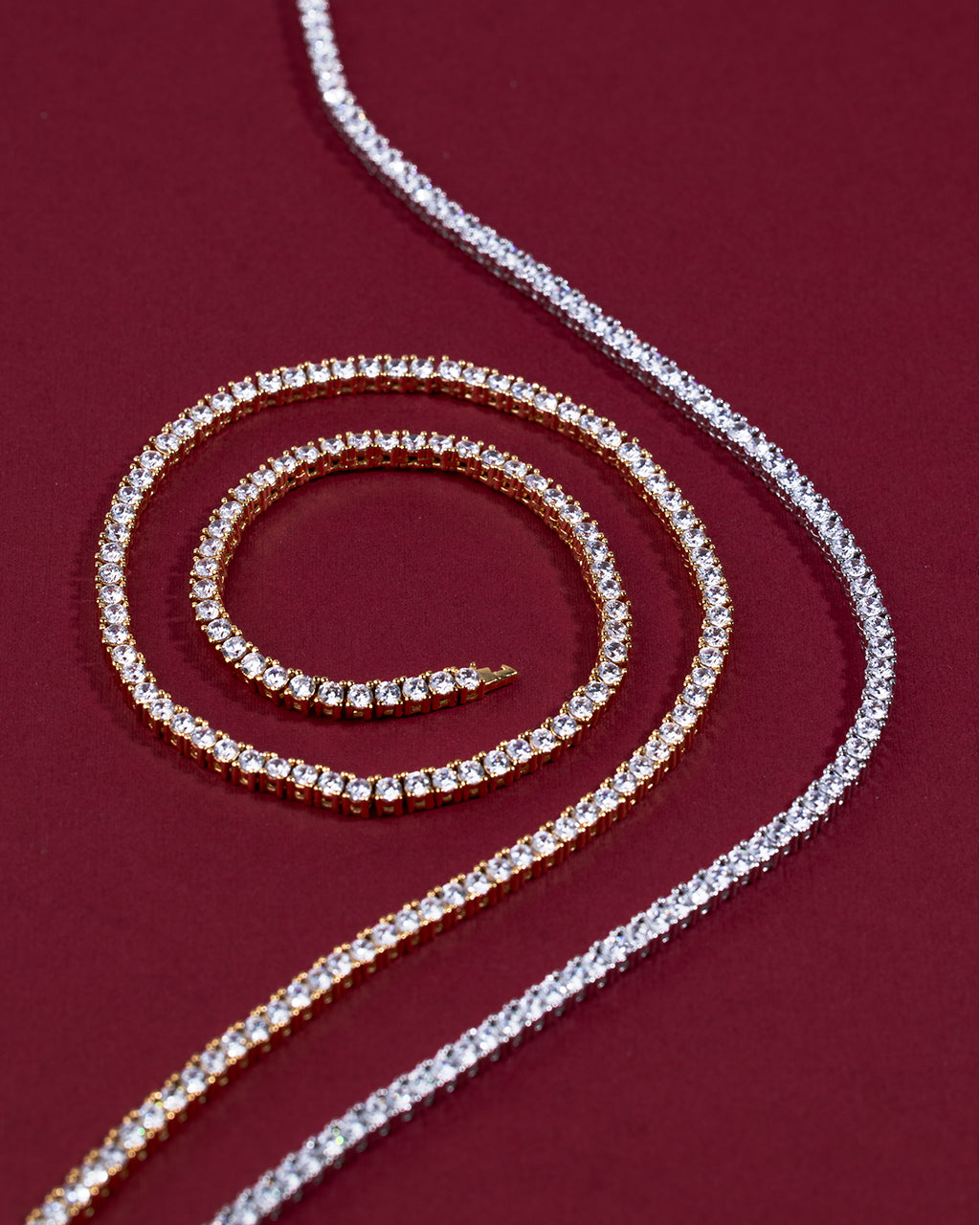 Cecil CZ Tennis Necklace - view 3