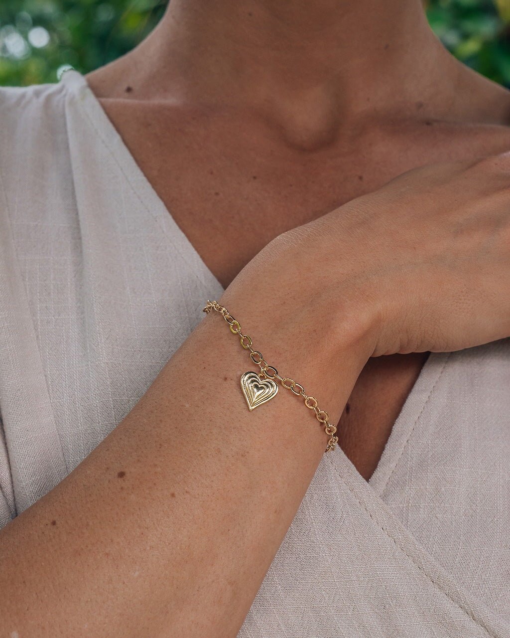 Beating Heart Charm Bracelet - view 5