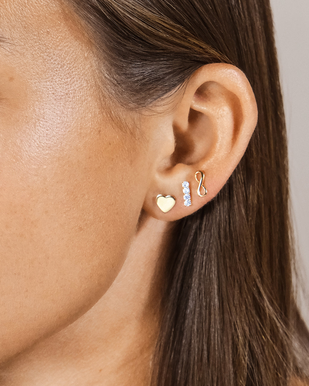 Heart & Infinity Earring Set of 3 - view 9