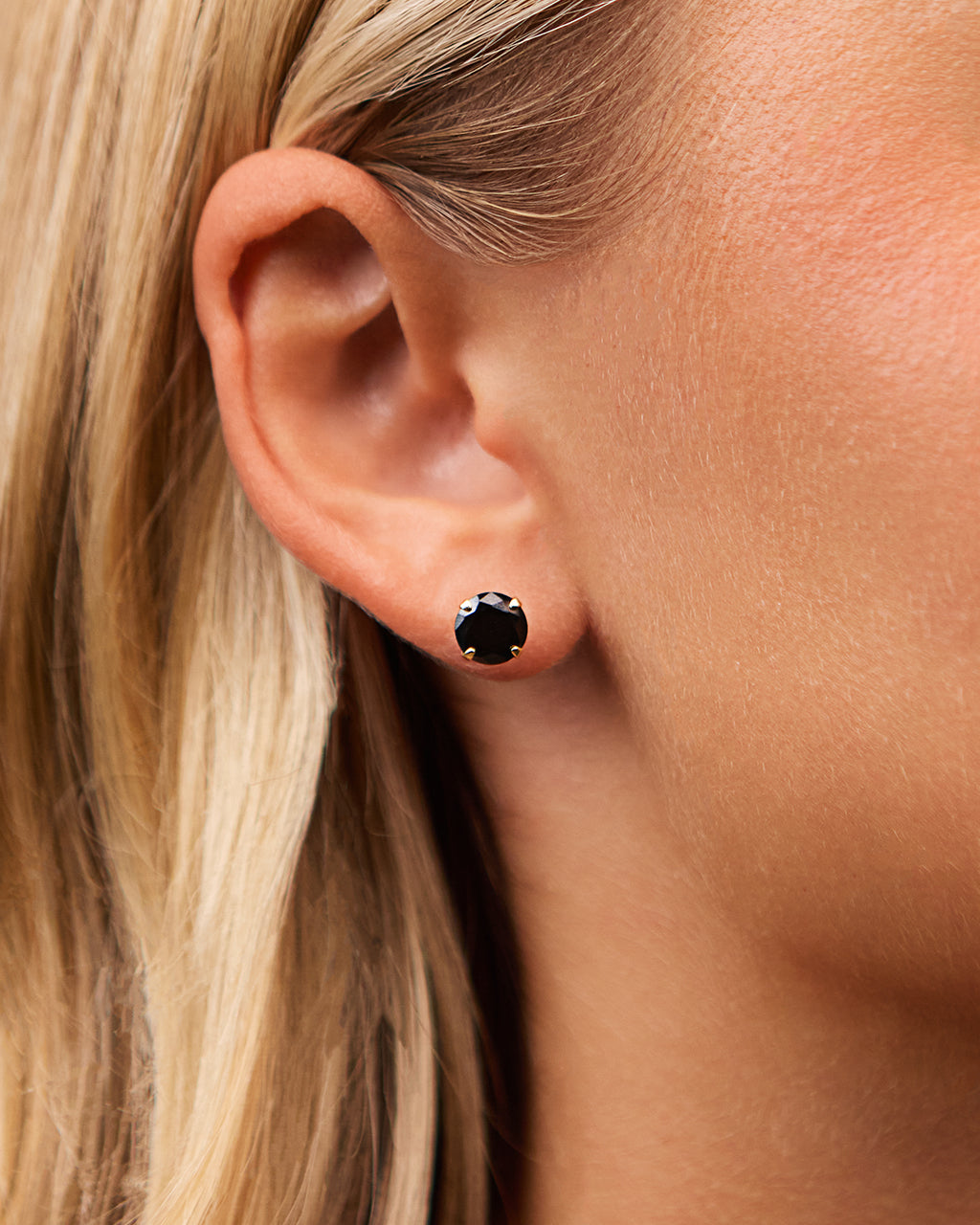 7mm Rainbow CZ Studs - view 3
