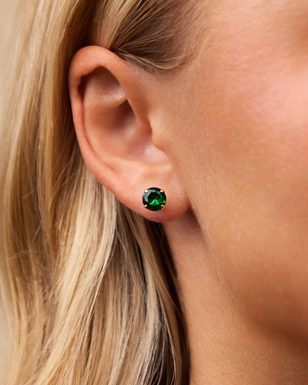 7mm Rainbow CZ Studs - view 7