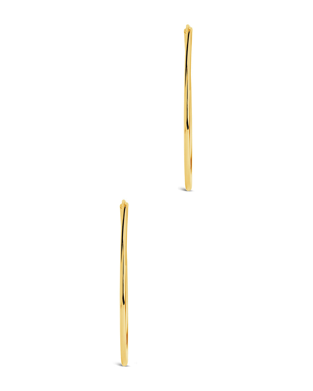 2.7" Infinity Hoop Earrings - view 5